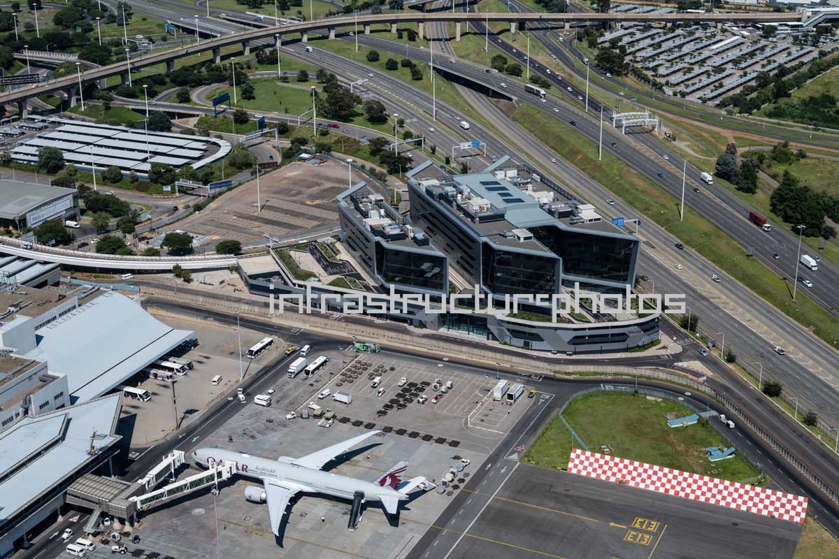 ACSA Western Precinct Aviation Park Aerial View, O.R. Tambo International Airport, Kempton Park, Gauteng