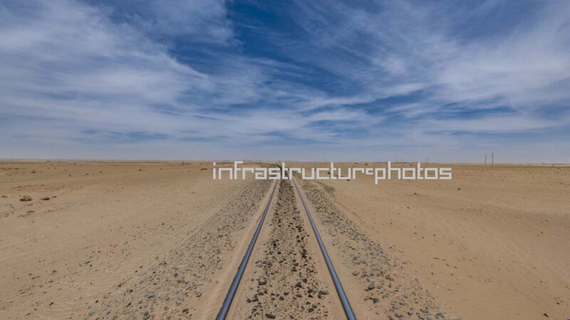 Dorob National Park_20180317_1335_10 Railway Line Across the Namib Desert Near Dorob National Park, Namibia