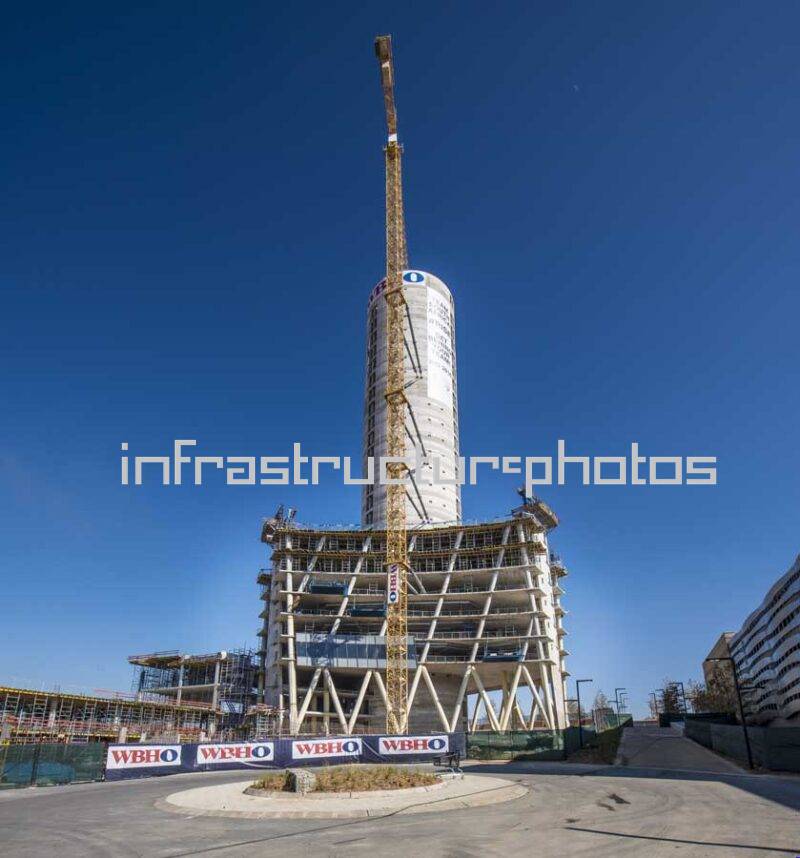 PwC Tower under construction at Waterfall City in Midrand, Johannesburg