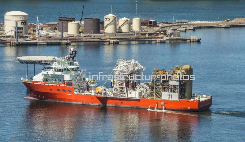 SS Nujoma in Cape Town Harbour – Debmarine Namibia Diamond Exploration Vesse