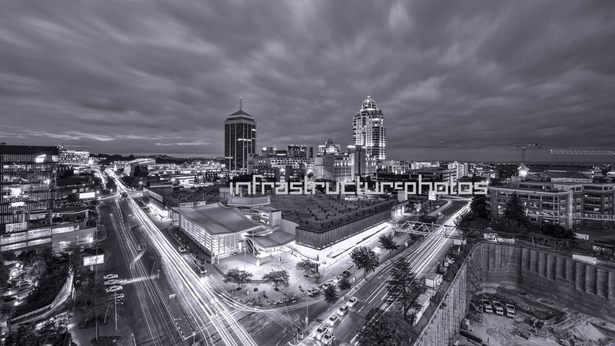 Sandton City_blackandwhiteseries 151128_-2 Sandton at Night Black and White