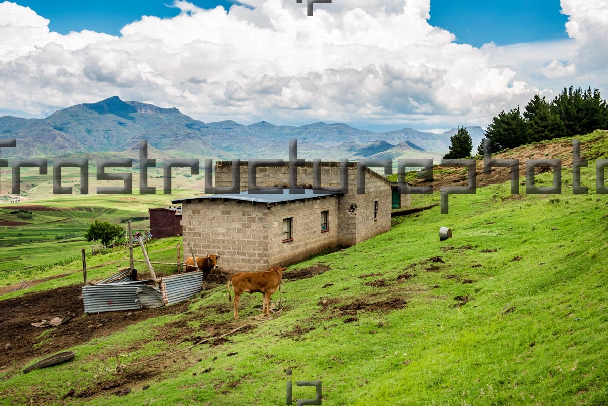 Rural Lesotho home