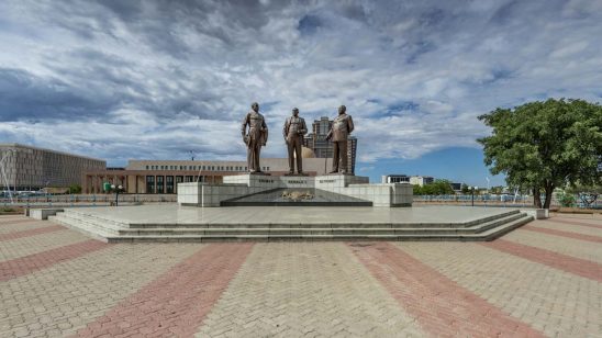 The Three Dikgosi Monument